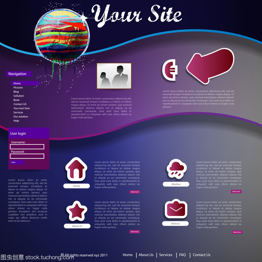 矢量元素在網(wǎng)頁與網(wǎng)站設計中的應用優(yōu)勢